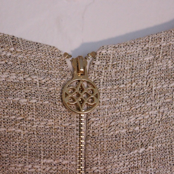 Antonio Melani light brown gold cocktail dress - Picture 5 of 6